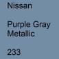 Preview: Nissan, Purple Gray Metallic, 233.